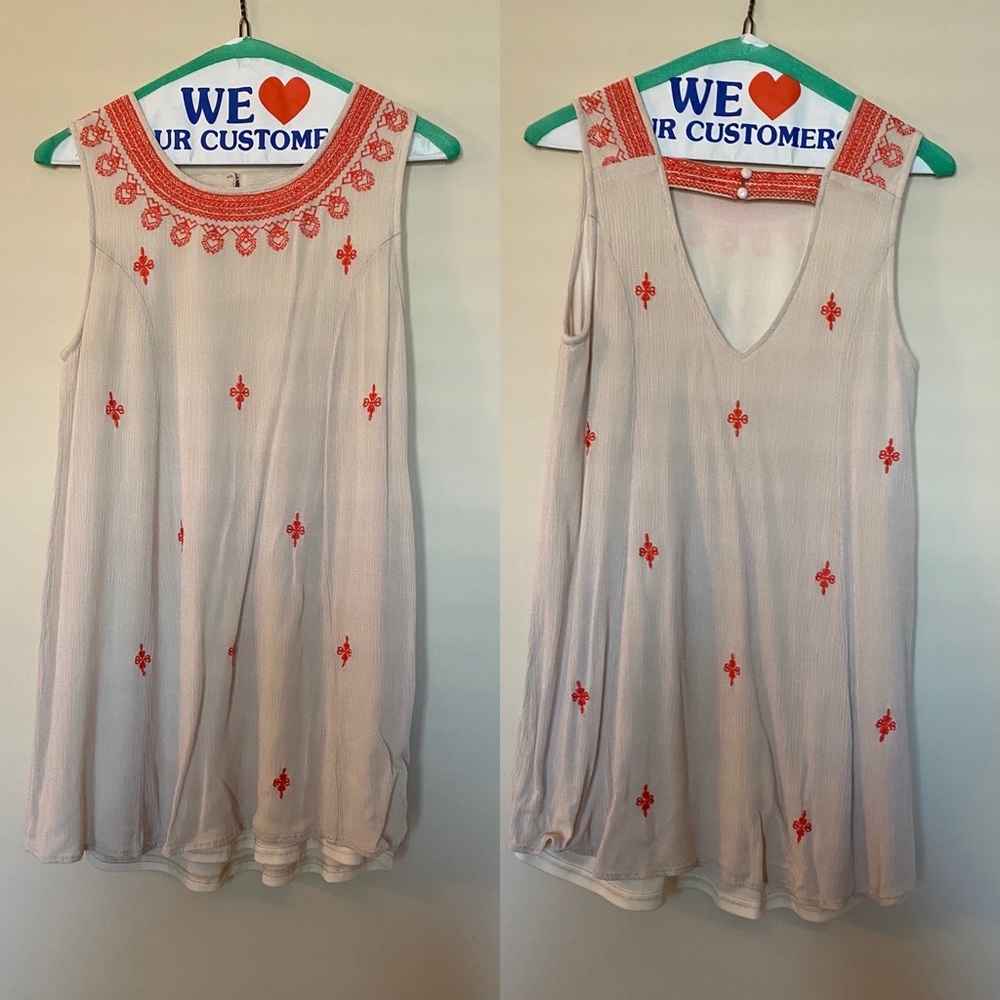 Boho Embroidered Dress